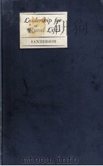 Leadership for Rural Life 1940 PDF电子版封面 DWIGHT SANDERSON