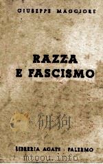 RAZZA E FASCISMO 1939 PDF电子版封面