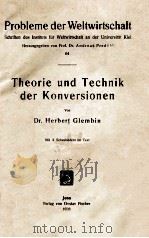 THEORIE UND TECHNIK DER KONVERSIONEN（1938 PDF版）