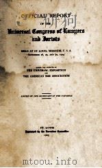 UNIVERSAL CONGRESS OF LAWYERS AND JURISTS 1905 PDF电子版封面