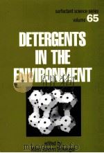 DETERGENTS IN THE ENVIRONMNT（ PDF版）
