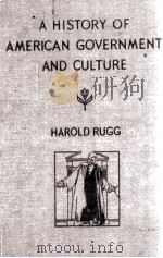 A HISTORY OF AMERICAN GOVERNMENT AND CULTURE AMERICA'S MARCH TOWARD DEMOCRACY（1931 PDF版）