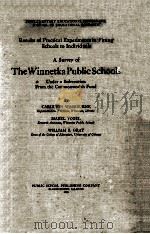 THE WINNETKA PUBLIC SHOOLS 1926 PDF电子版封面 CARLETON WASHBURNE