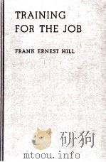 TRAINING FOR THE JOB 1940 PDF电子版封面