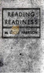 READING READINESS 1936 PDF电子版封面 M. LUCILE HARRISON