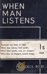 WHEN MAN LISTENS（1937 PDF版）