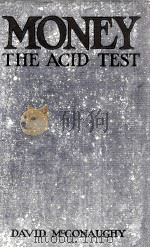 MONEY THE AGID TEST 1918 PDF电子版封面