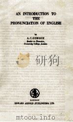 AN INTRODUCTION TO PRONUNCIATION OF ENGLISH（1962 PDF版）