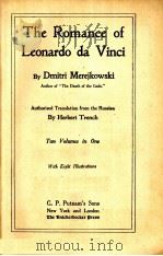 THE ROMANCE OF LEONARDO DA VINCI 1925 PDF电子版封面