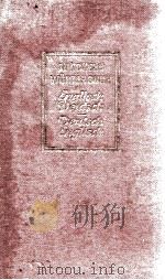 ENGLISCHES TASCHEN WORTERBUCH 1. TEIL ENGLISCH-EDUTSCH 1955 PDF电子版封面