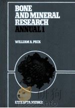 BONE AND MINERAL RESEARCH ANNUAL 1（ PDF版）