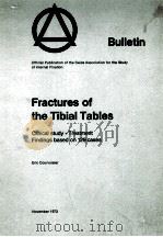 Fractures of the Tibial Tables PDF电子版封面