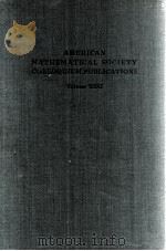 FUNCTIONAL ANALYSIS AND SEMI-GROUPS（1948 PDF版）
