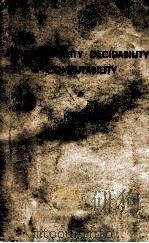 ENUMERABILITY . DECIDABILITY COMPUTABILITY 1965 PDF电子版封面 HANS HERMES