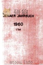 JENAER JAHRBUCH 1960 I. TEIL 1960 PDF电子版封面