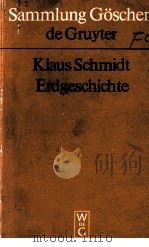 ERDGESCHICHTE MIT 94 ABBILDUNGEN UND 16 TABELLEN 1972 PDF电子版封面