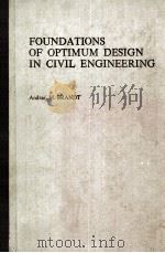FOUNDATIONS OF OOOPTIMUM DESIGN IN CIVIL EMGINEERING PDF电子版封面