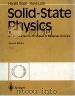 HARALD IBACH·HANS LUTH SOLID-STATE PHYSICS PDF电子版封面 3540585737