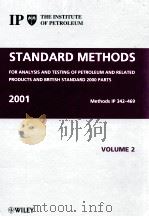 STANARD METHODS FOR ANALYSIS AND TESTING OF PETROLEUM AND RELATED PRODUCTS AND BRITISH STANDARD 2000（ PDF版）