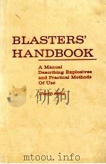 BLASTERS' HANDBOOK（1969 PDF版）