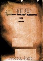 AGRICULTURAL CHEMICALS MANUFACTURE 1971 THIRTY-FIVE DOLLARS（1971 PDF版）