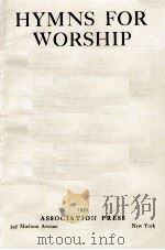 HYMNS FOR WORSHIP   1939  PDF电子版封面     