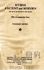 HYMNS ANCIENT AND MODERN STANDARD EDITION 1940 PDF电子版封面