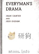 EVERYMAN'S DRAMA 1938 PDF电子版封面