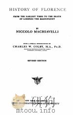 HISTORY OF FLORENCE REVISED EDITION（1901 PDF版）