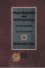 OBJECT RELATIONS AND SELF PSYCHOLOGY AN INTRODUCTION PDF电子版封面 0534338550