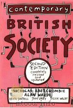 CINTEMPORARY BRITISH SOCIETY PDF电子版封面 0745610676