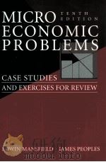 MICROECONOMIC PROVLEMS CASE STUDIES AND EXERCISES FOR RIVIEW PDF电子版封面 0393975975