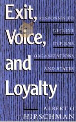 EXIT VOICE AND LOYALTY（ PDF版）