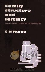 FAMILY STRUCTURE AND FERTILITY PDF电子版封面 G N RAMU