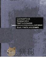 MARKETING RESEARCH TEXT AND CASES SIXTH EDITION BOYD WESTFALL AND STASCH PDF电子版封面