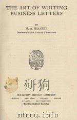 THE ART OF WRITING BUSINESS LETTERS（1931 PDF版）