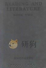 READING AND LITERATURE BOOK TWO   1905  PDF电子版封面    MELVIN E. HAGGERTY 