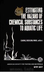ESTIMATING THE HAZARD OF CHEMICAL SUBSTANCES TO AQUATIC LIFE（ PDF版）