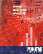 MINITAB USER'S GUIDE REKEASE 11 FOR WINDOES TM PDF电子版封面