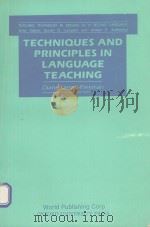TECHNIQUES AND PEINCIPLES IN LANGUAGE TEACHING     PDF电子版封面     