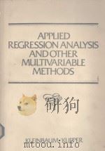 APPLIED REGRESSION ANALYSIS AND OTHER MULTIVARIABLE METHODS PDF电子版封面