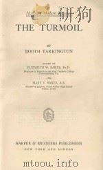 THE RURMOIL 1929 PDF电子版封面 BOOTH TARKINGTON