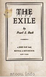 THE EXILE（1936 PDF版）