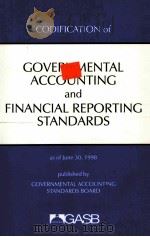 CODIFICATION OF GOVERNMENTAL ACCOUMTIONG AND FINANCIAL REPORTING STANDARDS PDF电子版封面