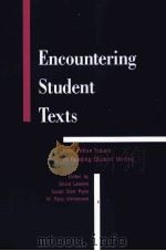 ENCOUNTERING STUDENT TEXTS     PDF电子版封面     