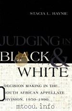 JUDGING IN BLACK AND WHITE PDF电子版封面 0820461598 STACIA L.HYNIE