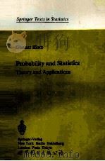 PROBABILITY AND STATISTICS THEORY AND APPLICATIONS（ PDF版）