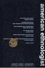 AMERICAN ETHNOLOGIST VOLUME 27（ PDF版）