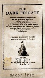 THE DARK FRIGATE 1924 PDF电子版封面 CHARLES BOARDMAN HAWES