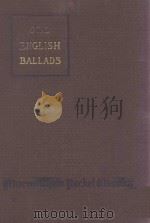 OLD ENGLISH BALLADS AND FOLK SONGS（1920 PDF版）